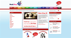 Desktop Screenshot of musicshopuk.com